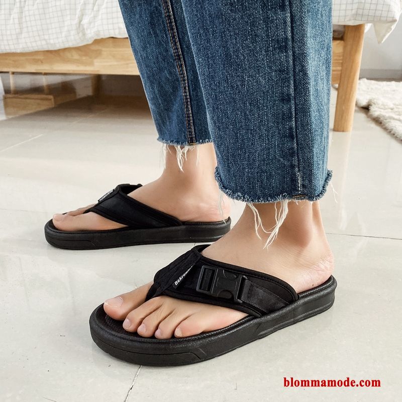 Personlighet Tofflor Glidskydds Trend Flip Flops Stranden Utomhus Ytterkläder Herr Röd